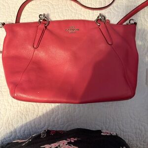 Coach Vibrant Pink Shoulder Bag